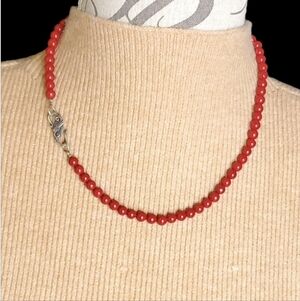 Antique Genuine Red Corals Necklace